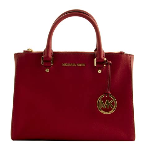 bolsa michael kors roja original|bolso de Michael Kors.